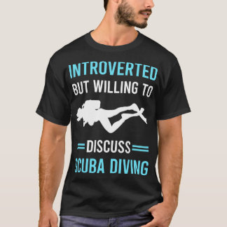 Camiseta Buceador de buceo introvertido