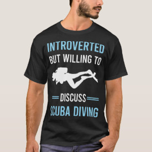 Camiseta Buceador de buceo introvertido