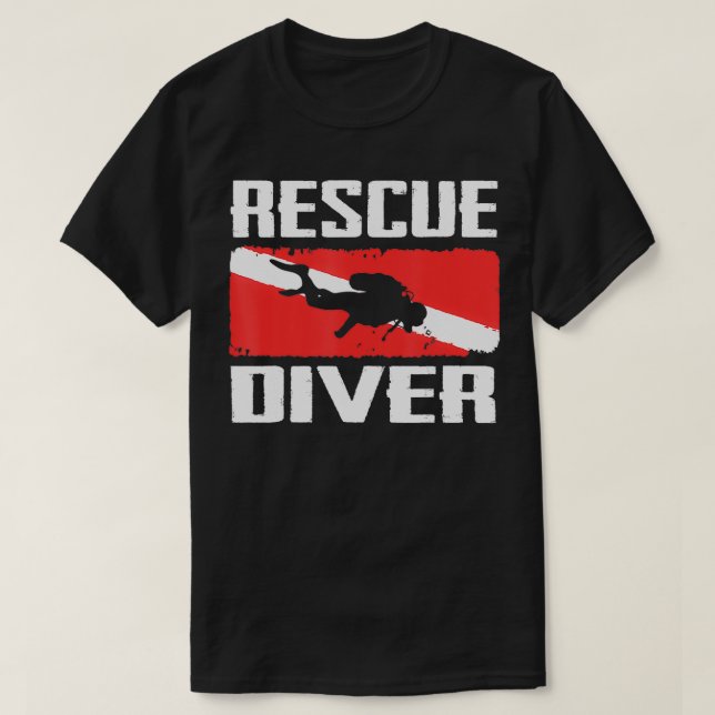 Camiseta Buceador de buceo oceánico (Diseño del anverso)