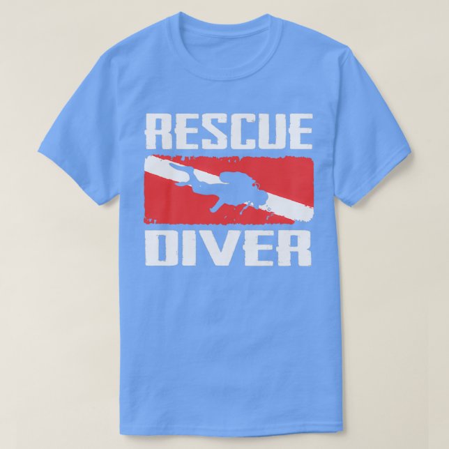 Camiseta Buceador de buceo oceánico (Diseño del anverso)