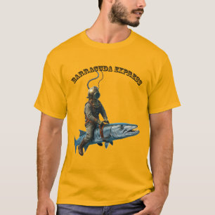 Camiseta Buceador de casco antiguo en barracuda
