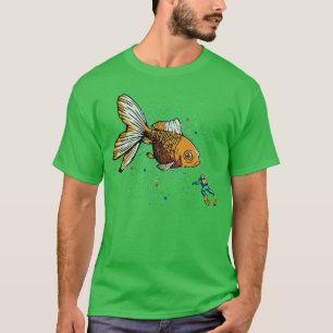 Camiseta Buceador de peces dorados Scuba de Tobe Fonseca