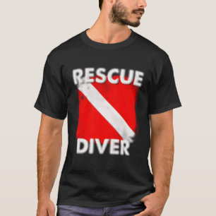 Camiseta Buceador de rescate de Scuba para instructores de 