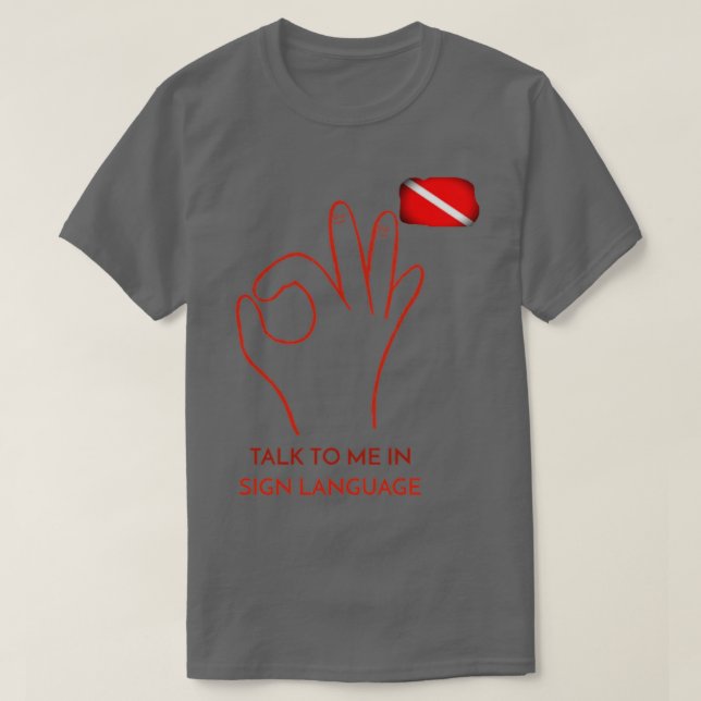 Camiseta buceador de Rótulo (Diseño del anverso)