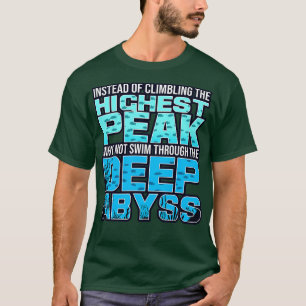 Camiseta Buceador De Saturación En Lugar De Subir La P Más