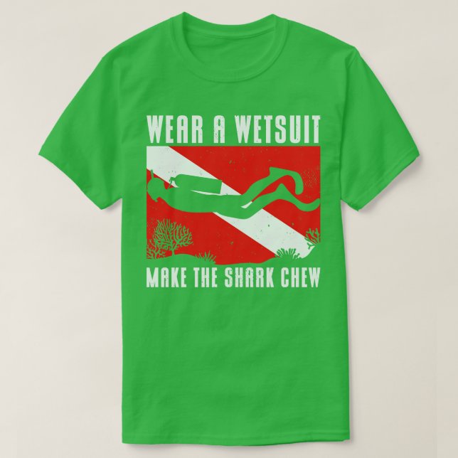 Camiseta Buceador de Scuba (Diseño del anverso)