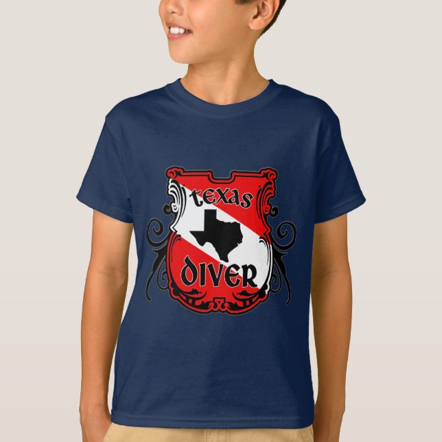 Camiseta Buceador de Texas (Anverso)