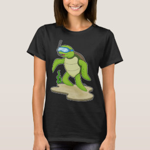 Camiseta Buceador de tortuga Snorkel