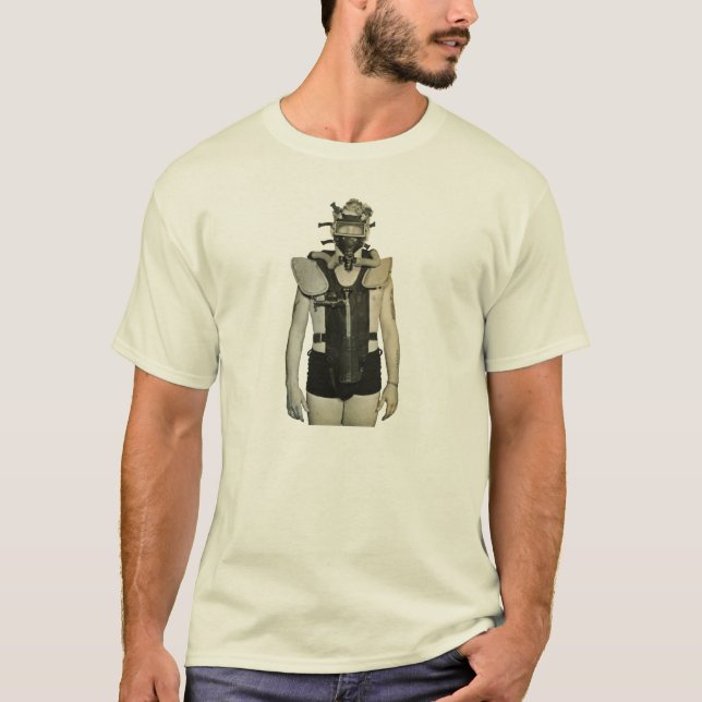 Camiseta Buceador del hombre rana de la marina de guerra de (Anverso)