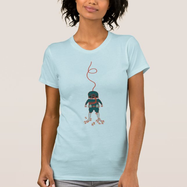 Camiseta Buceador del mar profundo (Anverso)
