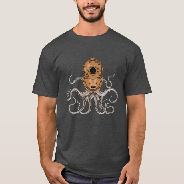 Camiseta Buceador del pulpo (Anverso)