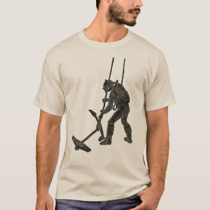 Camiseta Buceador francés del vintage con Sicard Rebreather