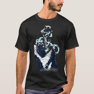 Camiseta Buceador, gran tiburón blanco y buceo de tiburones