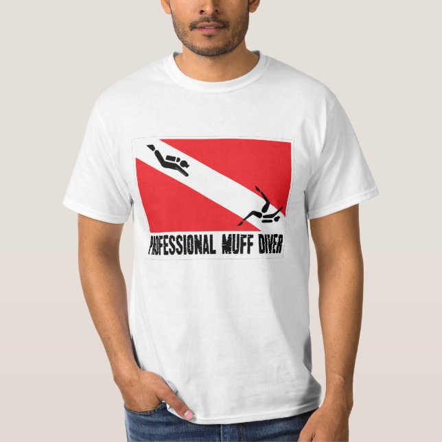 Camiseta Buceador profesional blanco (Anverso)