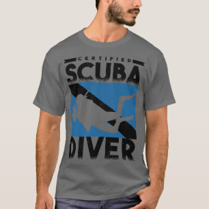 Camiseta Buceador Scuba certificado 1