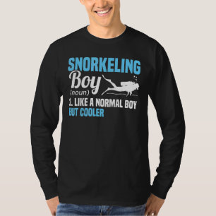 Camiseta Buceador Scuba Di para niños con tubo de buceo de 