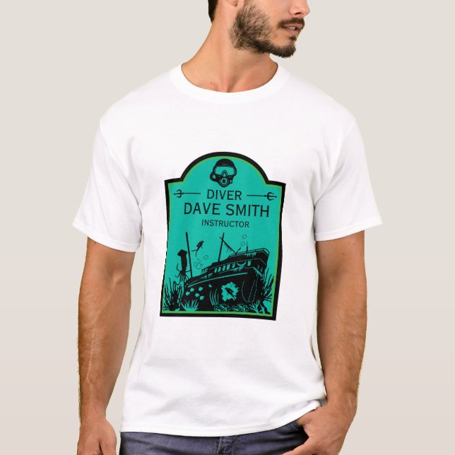 Camiseta Buceadores del mar de naufragios (Anverso)