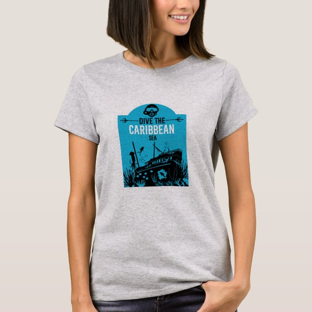 Camiseta Buceadores del mar de naufragios (Anverso)