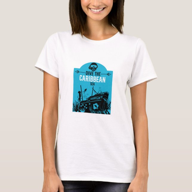 Camiseta Buceadores del mar de naufragios (Anverso)
