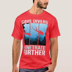 Camiseta Buceadores en cueva penetran buceo