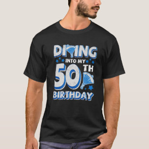 Camiseta Buceando En Mi 50 Años Funny Skydiver Skydiv