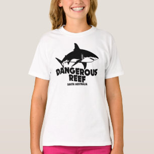 Camiseta Buceando en Scuba grandes tiburones blancos - Arre