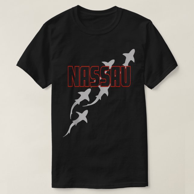 Camiseta Buceando Scuba con Nassau buceando con tiburones e (Diseño del anverso)