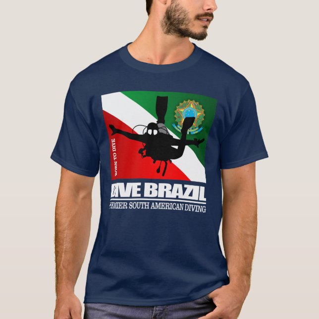Camiseta Bucear Brasil DF2 (Anverso)