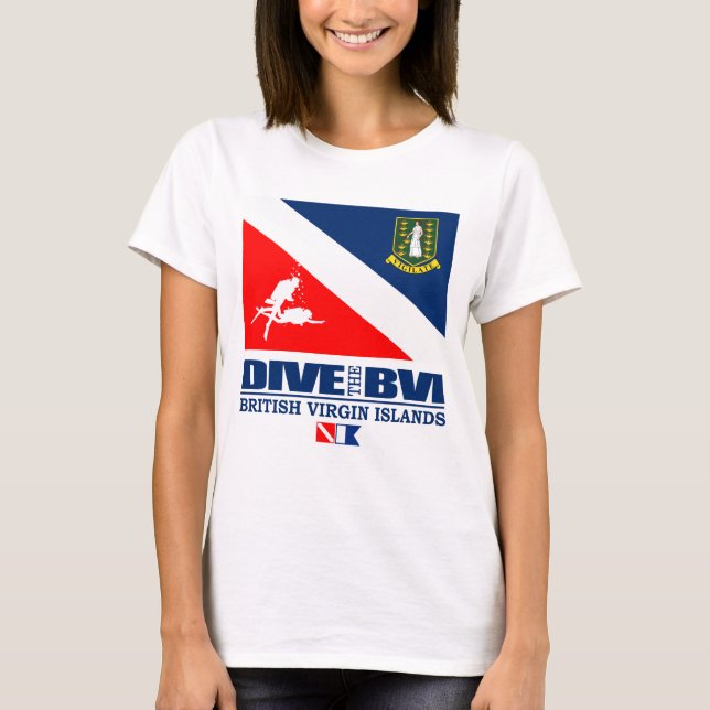 Camiseta Bucear BVI (sq.) (Anverso)
