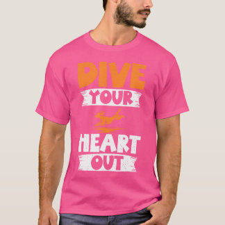 Camiseta Bucear el corazón por el diablo