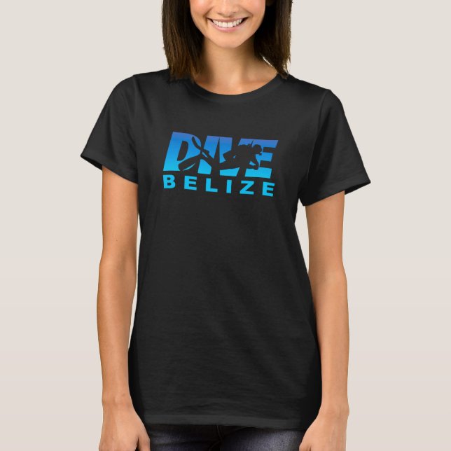 Camiseta Bucear en Belice en Scuba (Anverso)