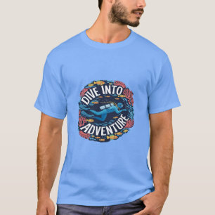 Camiseta Bucear en la aventura exploración del océano subma