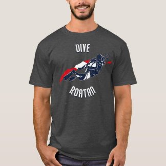 Camiseta Bucear en la isla caribeña de Roatan