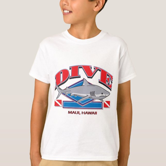 Camiseta Bucear Hawai, (Anverso)
