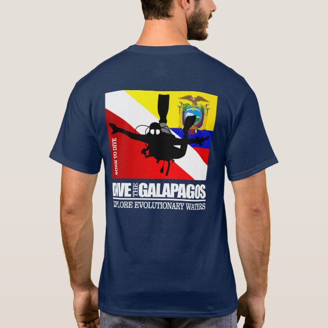 Camiseta Bucear las Galápagos DF2 (Reverso)