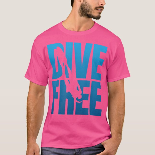 Camiseta Bucear libre (Anverso)