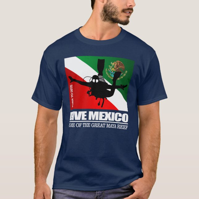 Camiseta Bucear México DF2 (Anverso)