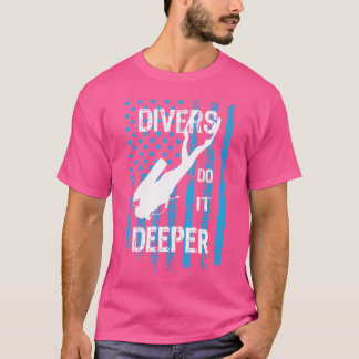 Camiseta Bucear Scuba Buceo Gráfica Scuba Buceadores Lo Hac