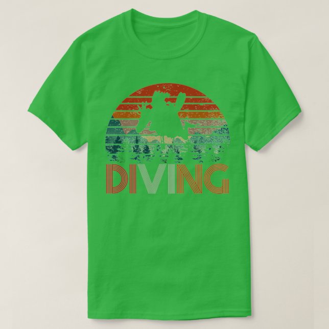 Camiseta Buceo al atardecer (Diseño del anverso)