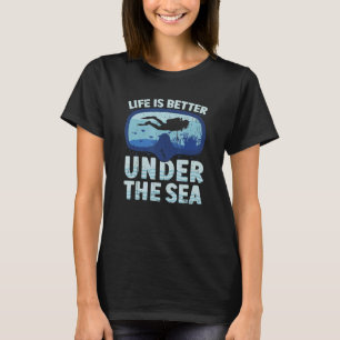 Camiseta Buceo Bajo El Mar Profundo Buceo Snorkeli