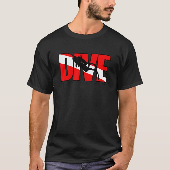 Camiseta Buceo - Bandera de Buceo (Anverso)