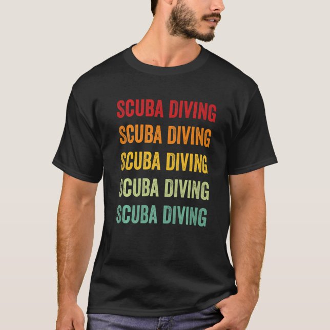 Camiseta Buceo Buceo Aficionado Arcoíris (Anverso)