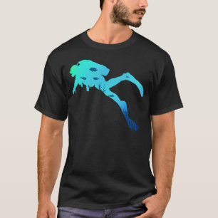 Camiseta Buceo Buzo Acuático Amante Del Océano Snorkel 