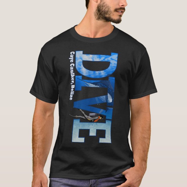Camiseta Buceo Caye Caulker Scuba Buceo Snorkeling (Anverso)