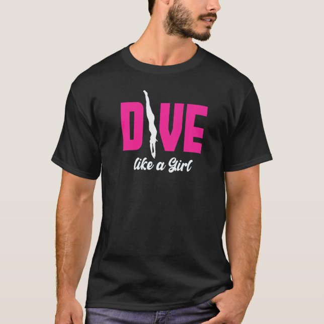 Camiseta Buceo Como Chica Mujer Buceadora Buceo (Anverso)