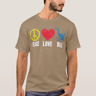 Camiseta Buceo con amor por la paz