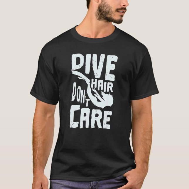 Camiseta Buceo con apnea Pelo No Importa (Anverso)