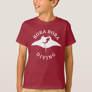 Camiseta Buceo Con Manta En Bora Bora