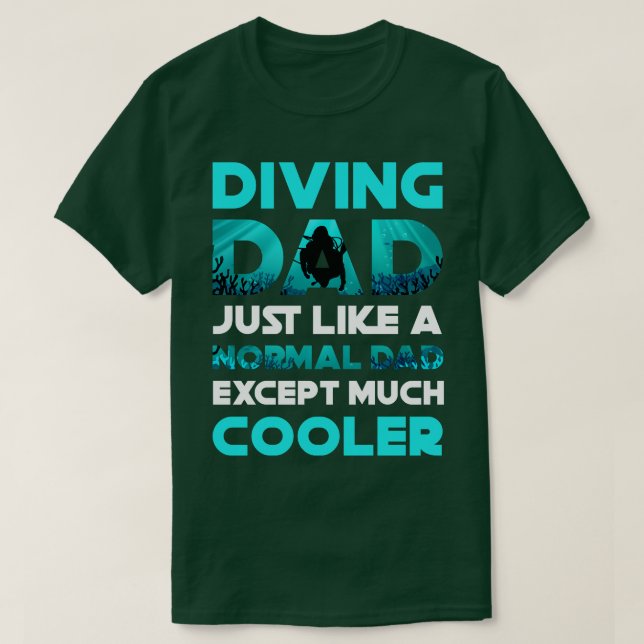 Camiseta Buceo con papá (Diseño del anverso)