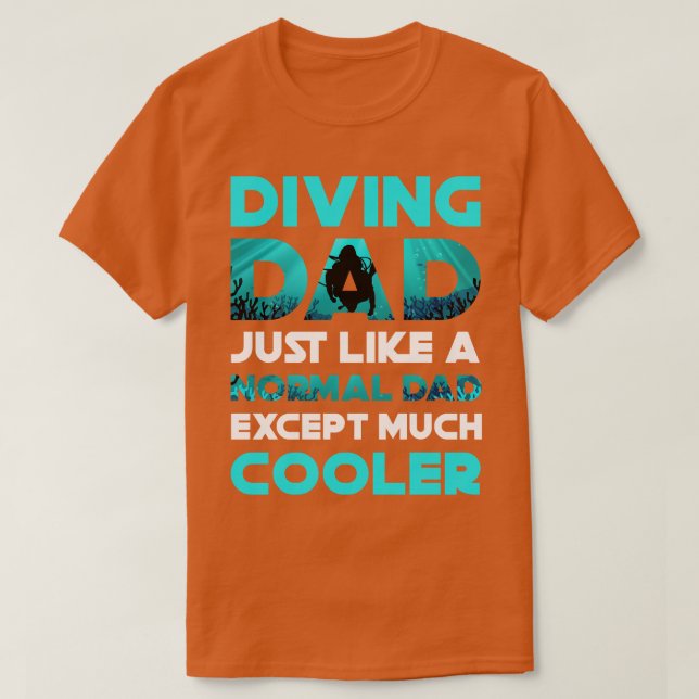 Camiseta Buceo con papá (Diseño del anverso)